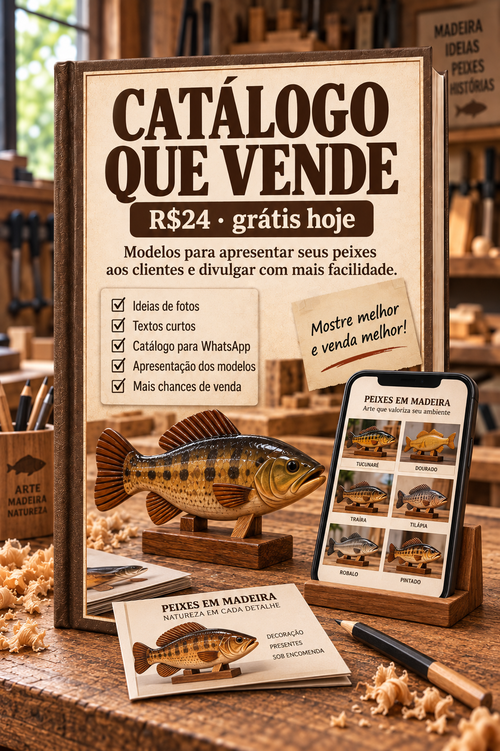 Capa do bônus Catálogo que Vende