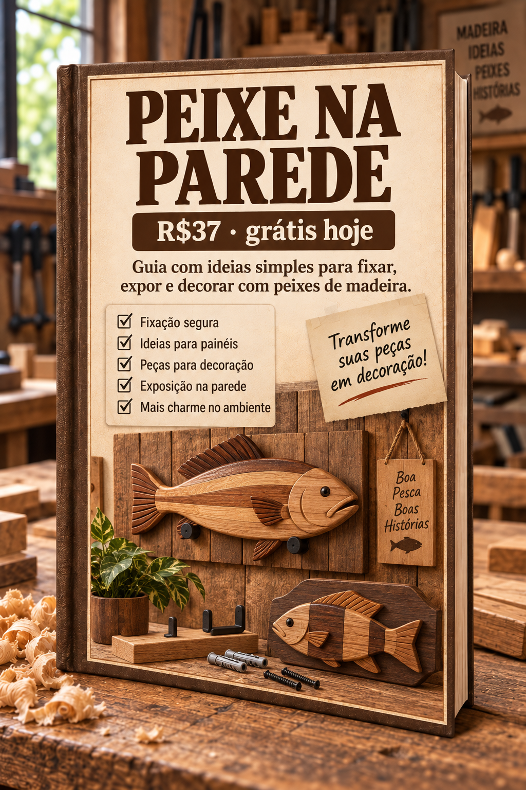 Capa do bônus Peixe na Parede